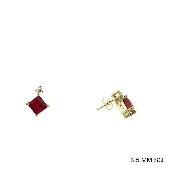 Ruby  Earrings